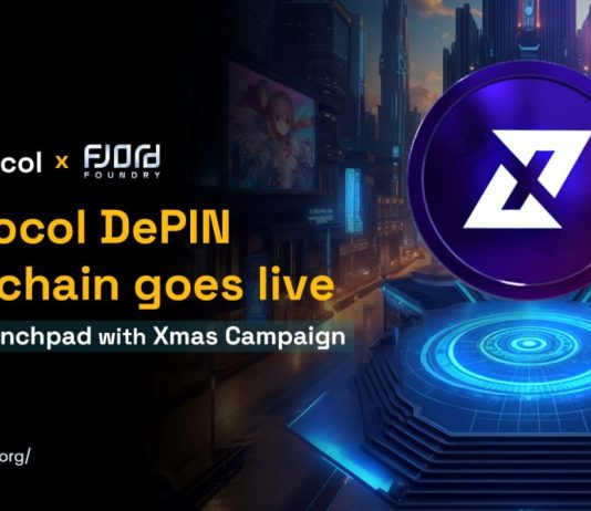 XProtocol DePIN Superchain goes live on Fjord launchpad with Xmas Campaign BITCOIN